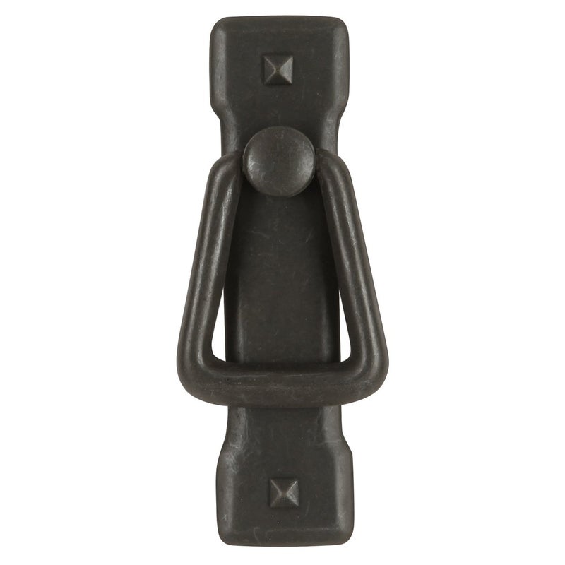 Hickory Hardware 1 Pack Solid Core Kitchen Cabinet Pulls, Luxury Cabinet Handles, Hardware for Doors & Dresser Drawers, 1-1/4 Inch Hole Center, Black Mist Antique, Old Mission Collection - Image 2